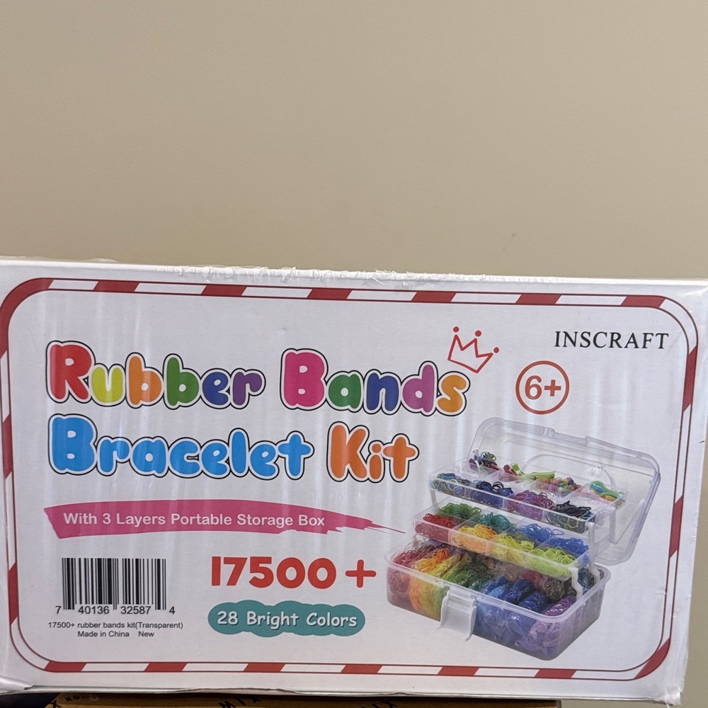 Rubber Bands Bracelet Kit - Multicolor, NIB